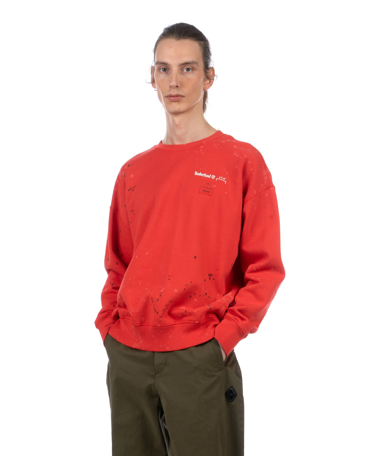 A-COLD-WALL* | x Timberland Crewneck Volt Red - Concrete