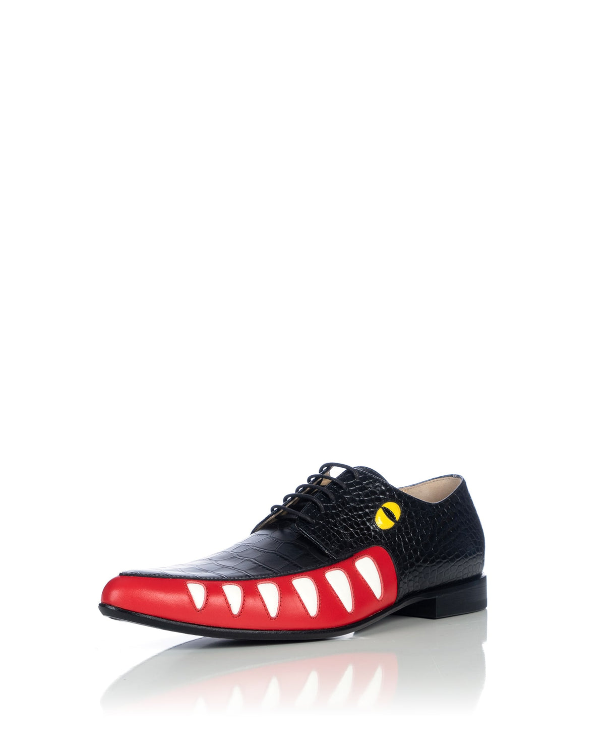 Walter Van Beirendonck | Crocodile Shoes Black Croco - Concrete