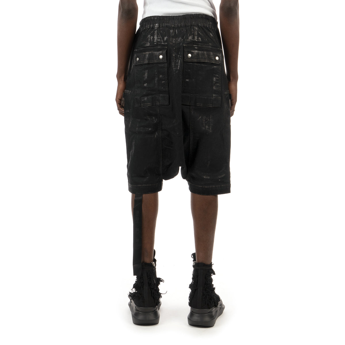 DRKSHDW by Rick Owens | Bauhaus Pods Shorts Black | Concrete