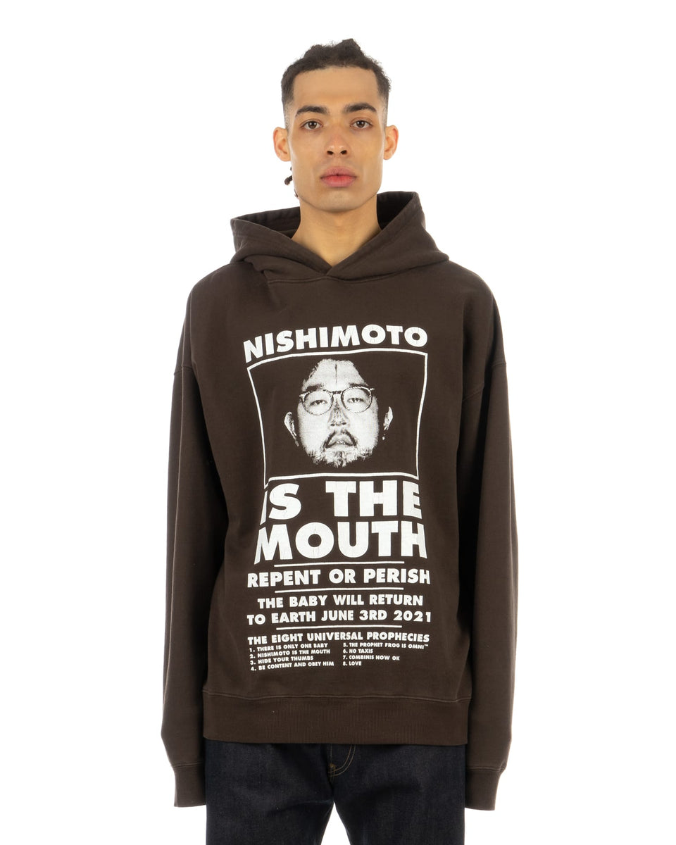 NISHIMOTO IS THE MOUTH | Classic Hoodie Brown