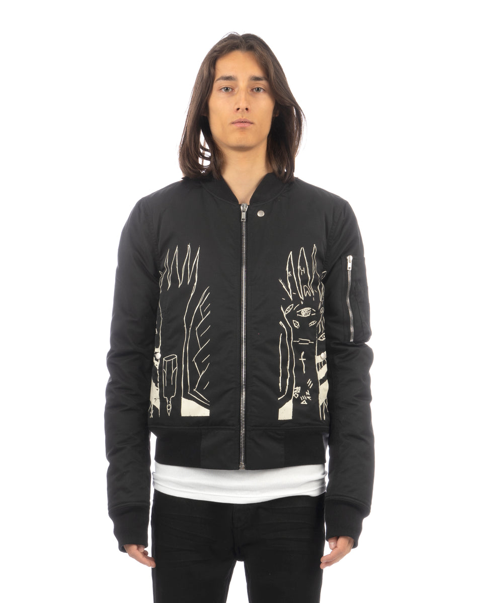 Rick Owens DRKSHDW Sweat Flight Bomber