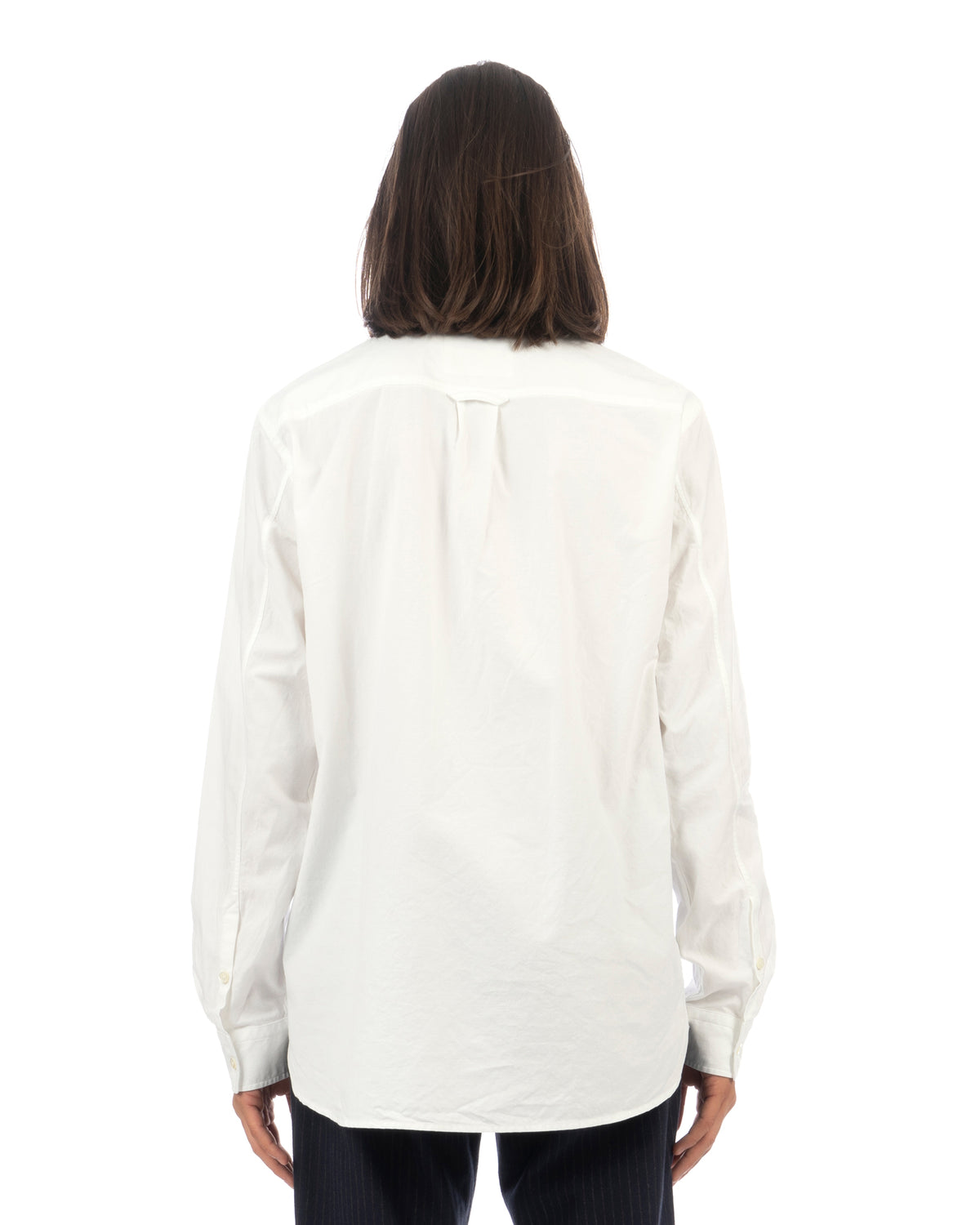 Hansen | 'Ante' Collarless Shirt White - Concrete