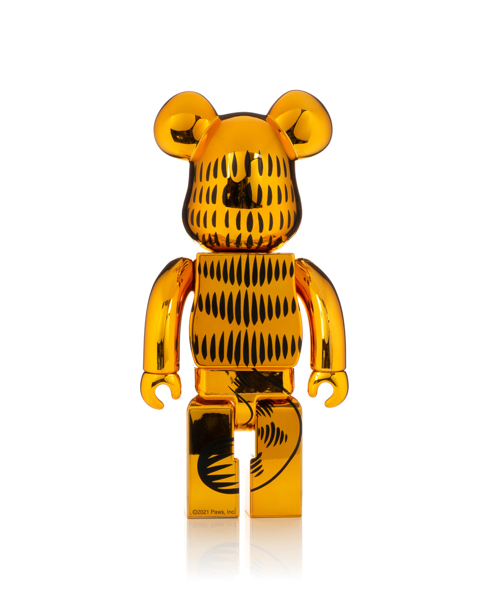 メディコム・トイ GARFIELD GOLD CHROME Ver. 100%&400% BE@RBRICK-