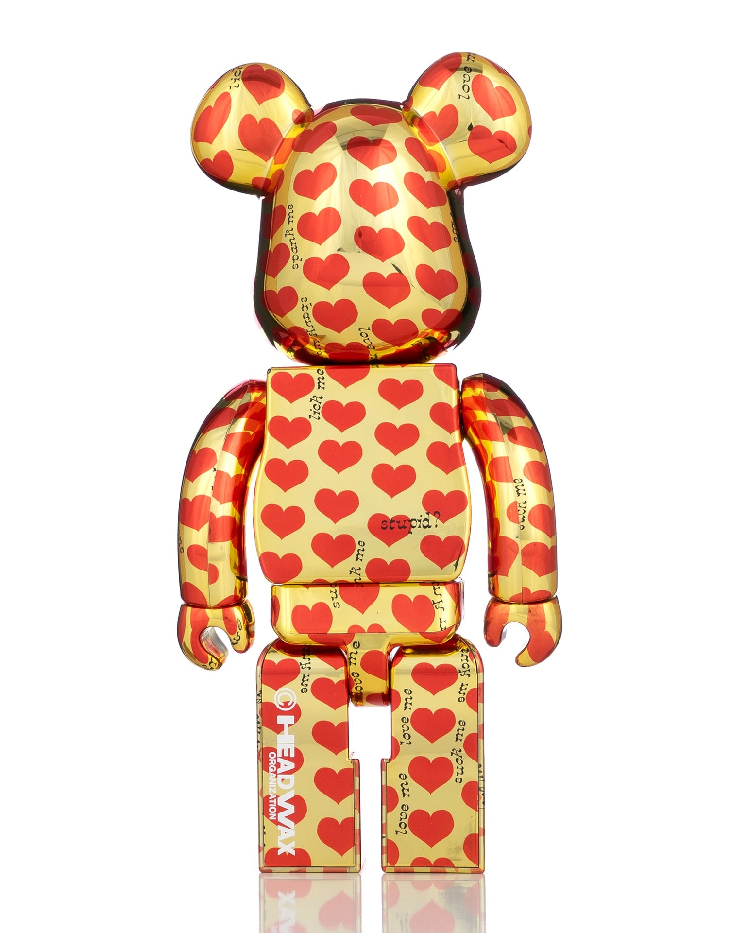 MEDICOM TOY - BE@RBRICK Clear Red Heart 1000％ BE@RBRICK SERIES 50