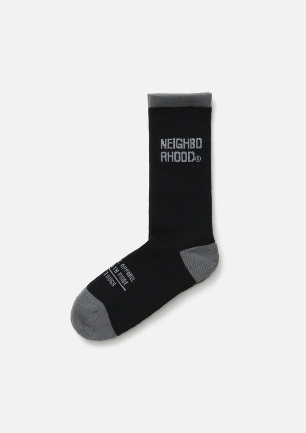 NEIGHBORHOOD | Active Knitted Socks Black - Concrete