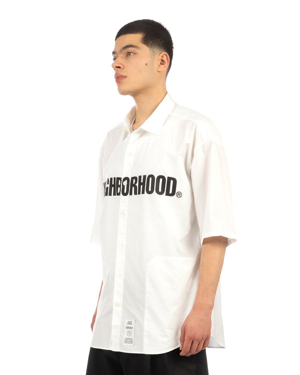 NEIGHBORHOOD | Trad Shirt White - Concrete