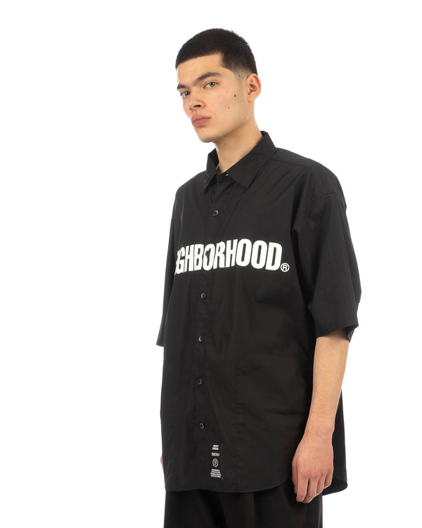 NEIGHBORHOOD | Trad Shirt Black - Concrete