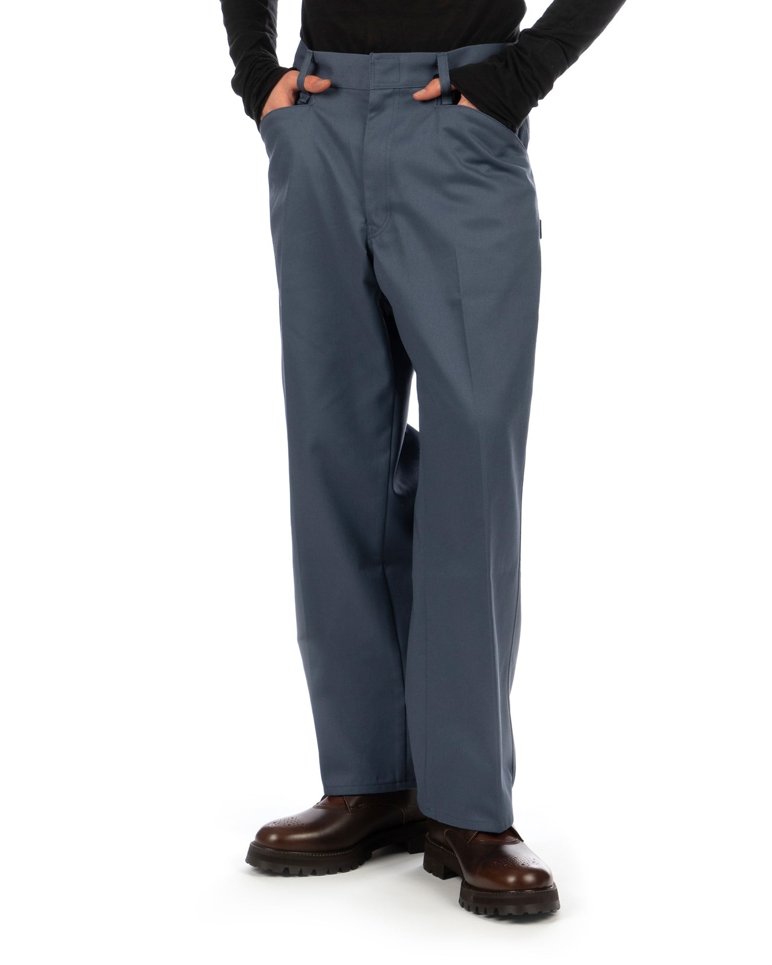 新品 NEIGHBORHOOD BW PLAIN PANTS L NEIGHBORHOOD | WP Wide Pants Blue Gray | Concrete