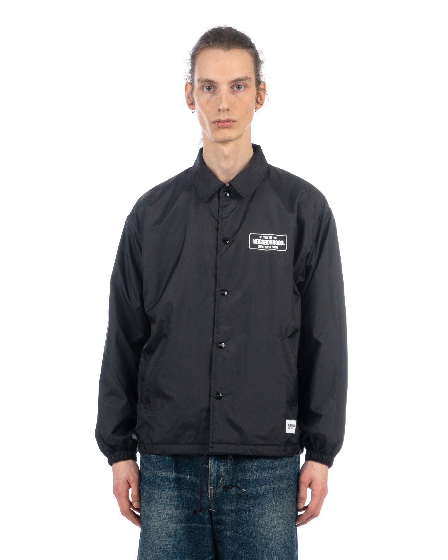 NEIGHBORHOOD | Windbreaker Jacket-2 Black | Concrete