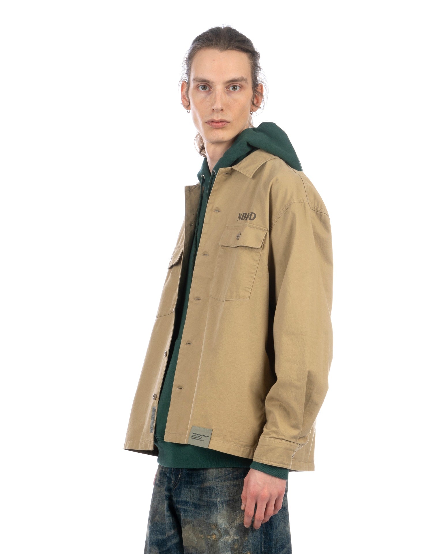 NEIGHBORHOOD | BDU Long Sleeve Shirt Beige | Concrete