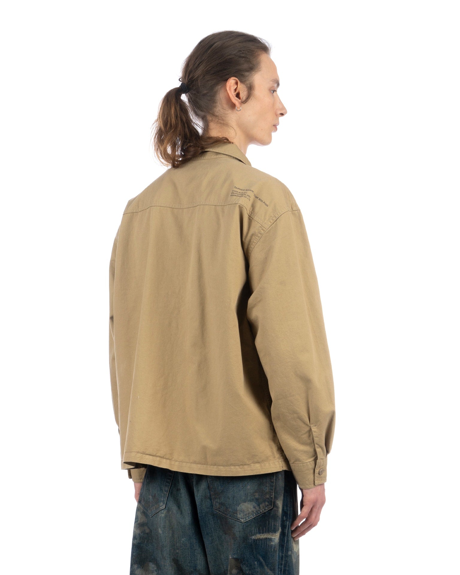 NEIGHBORHOOD | BDU Long Sleeve Shirt Beige | Concrete
