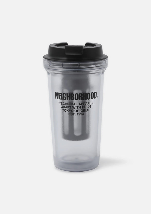 NEIGHBORHOOD | Wallmug Bearl & Strainer Set Clear - Concrete