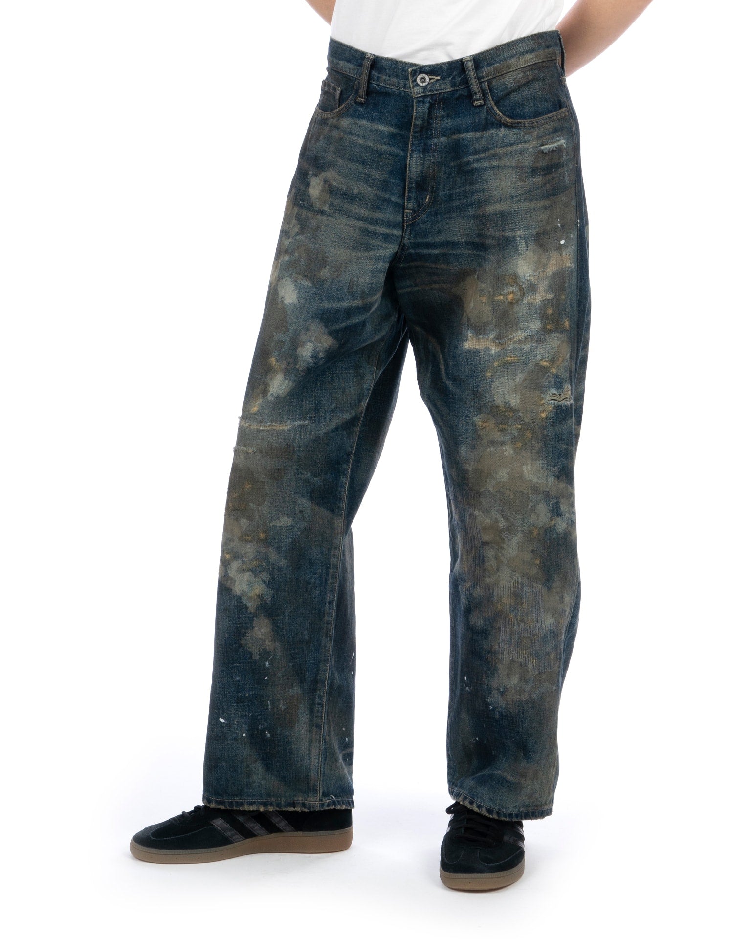 NEIGHBORHOOD | Savage Denim DP Wide Pants Indigo | Concrete