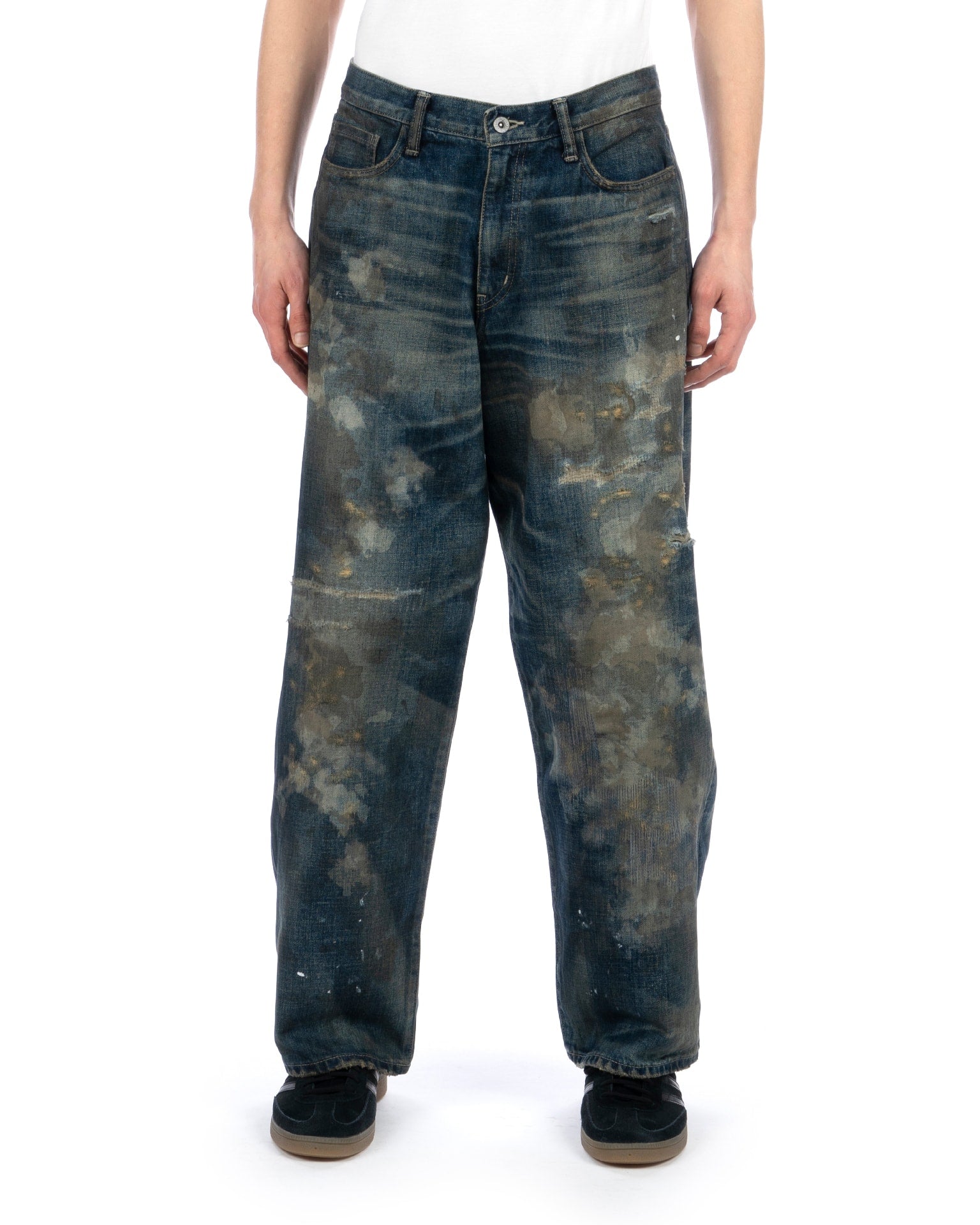 NEIGHBORHOOD | Savage Denim DP Wide Pants Indigo | Concrete