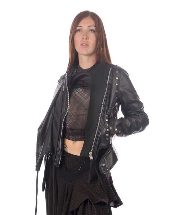 OTTOLINGER | 4D Leather Jacket Black