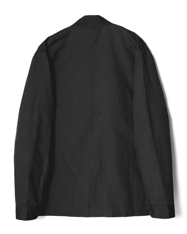 maharishi | Hemp Hanten Kimono Shirt Black - Concrete