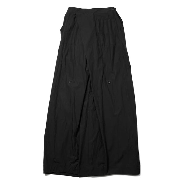 _JULIUS | Lungi Woven Pants Black - Concrete