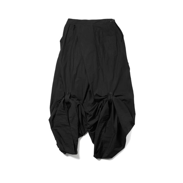 _JULIUS | Lungi Woven Pants Black - Concrete