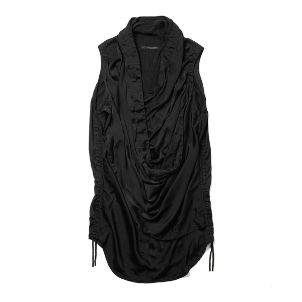 _JULIUS | Prayer Woven Shirt Black - Concrete