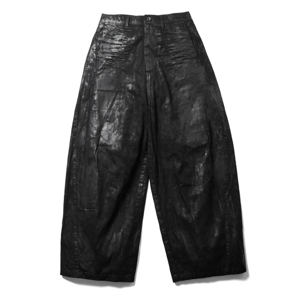 _JULIUS | Coated Dk Pants Luster Black - Concrete