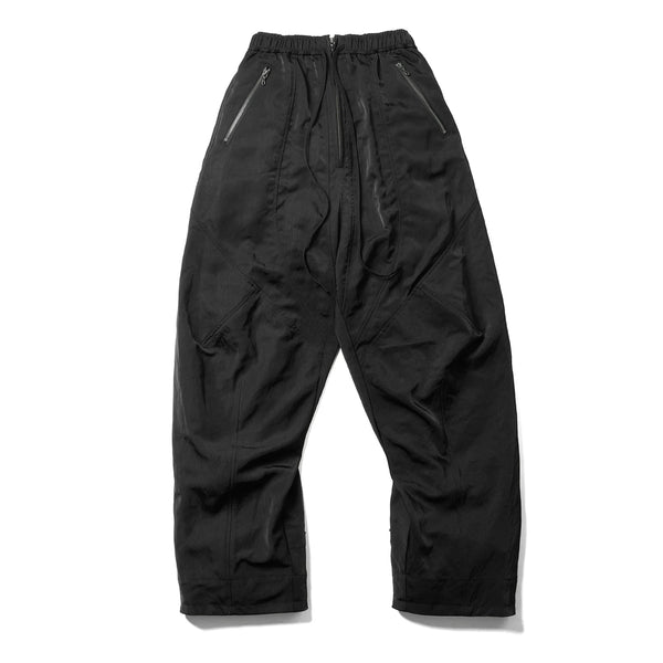 _JULIUS | Tourer Wide Pants Black - Concrete