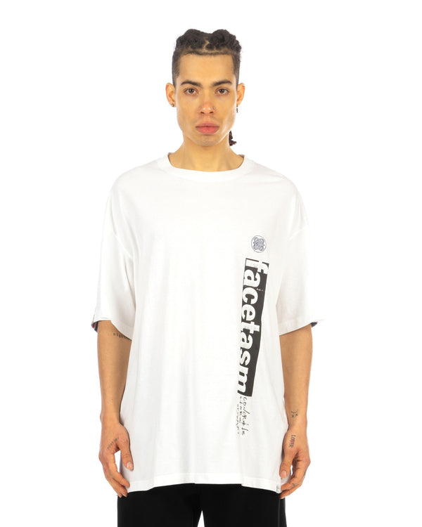 FACETASM | x CONCRETE Rib Big Tee White - Concrete