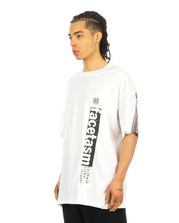 FACETASM | x CONCRETE Rib Big Tee White - Concrete