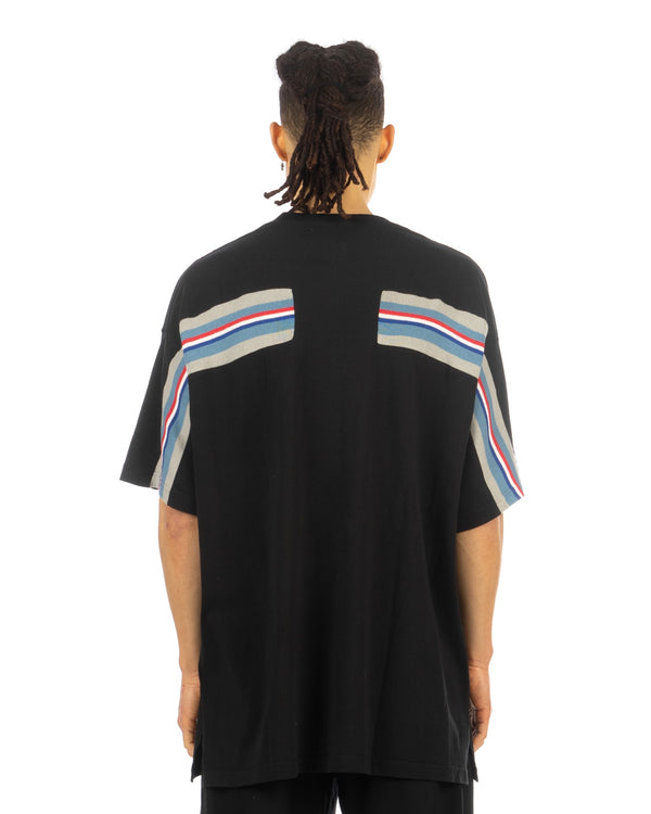 FACETASM | x CONCRETE Rib Big Tee Black - Concrete