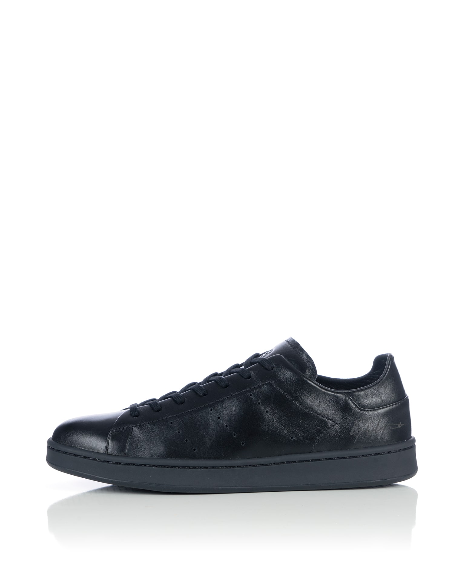 Adidas stan smith sales black leather