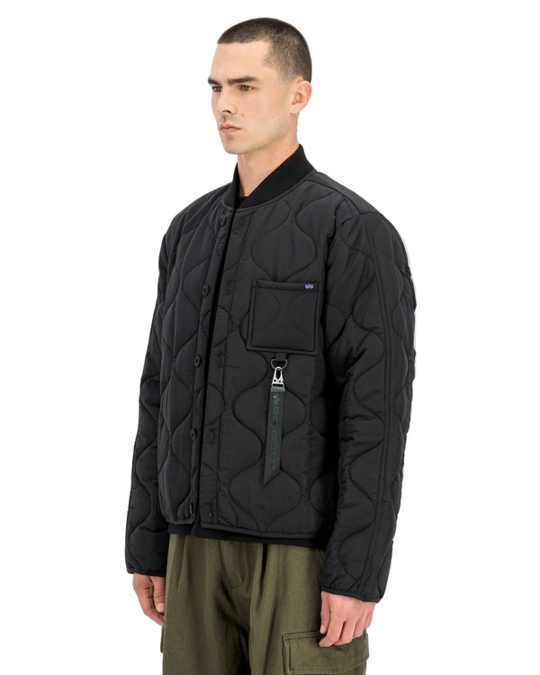 Alpha Industries CWU-9/P Quilted UV Field Jacket Black