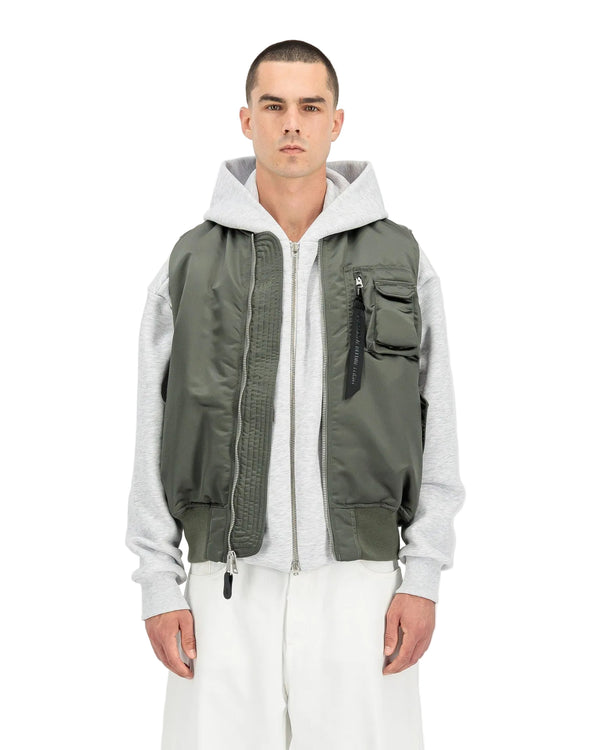 Alpha Industries MA-1 Base Vest UV Vintage Green - Concrete