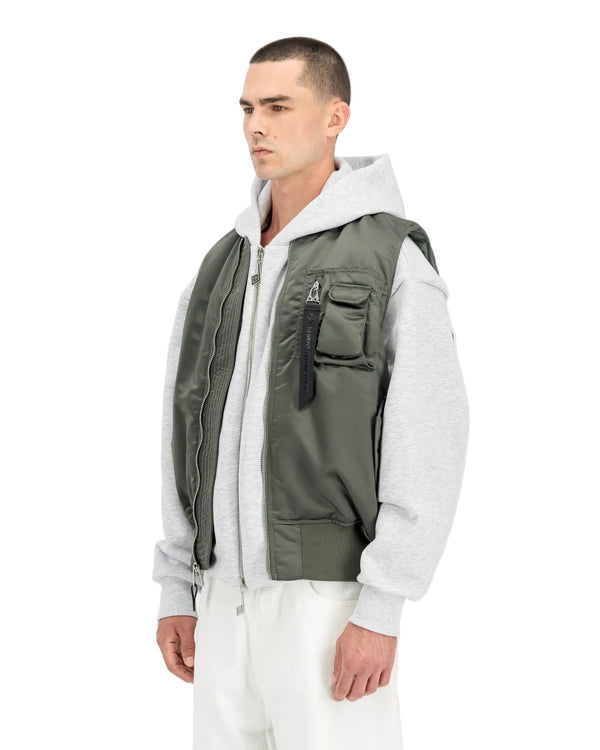 Alpha Industries MA-1 Base Vest UV Vintage Green - Concrete