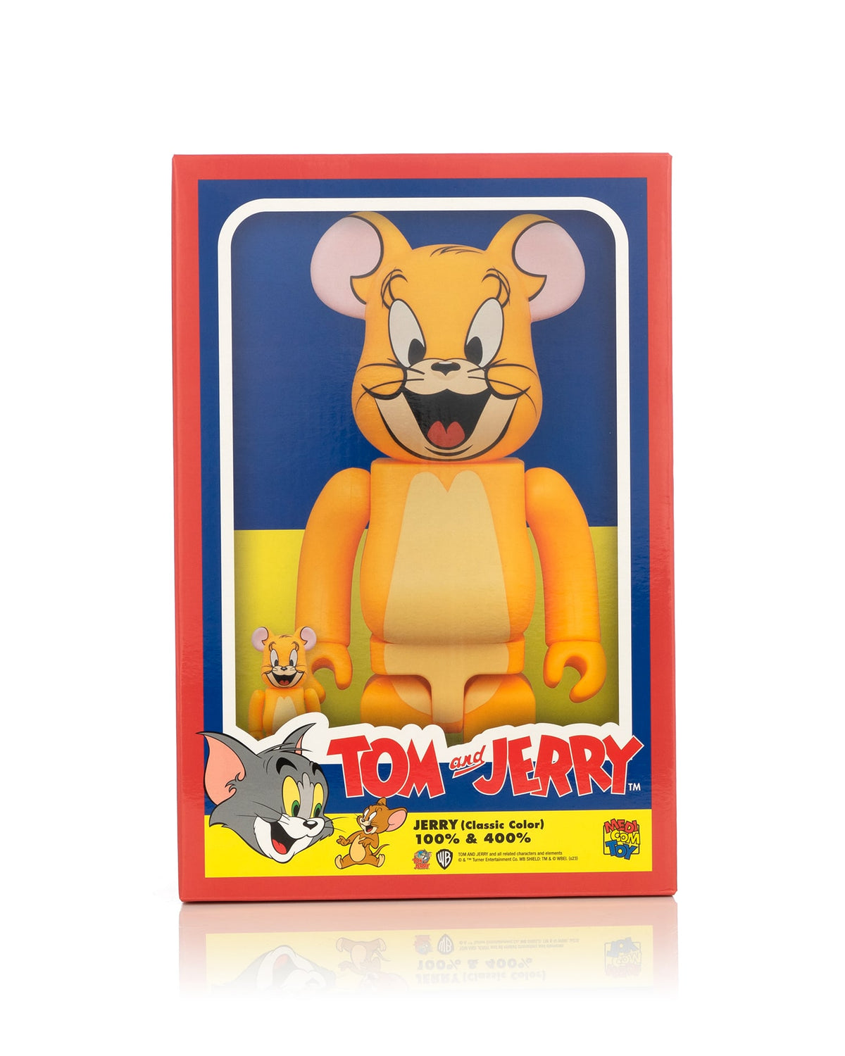 Medicom Toy | Be@rbrick Tom & Jerry  400% + 100% Jerry - Concrete