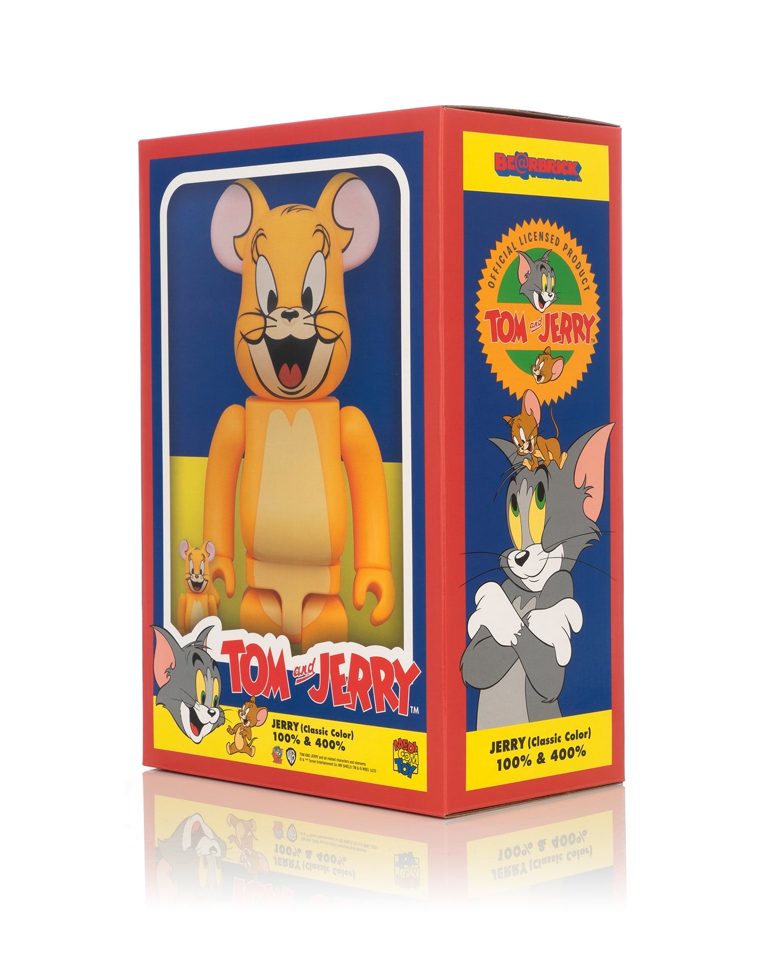 Medicom Toy | Be@rbrick Tom & Jerry 400% + 100% Jerry | Concrete