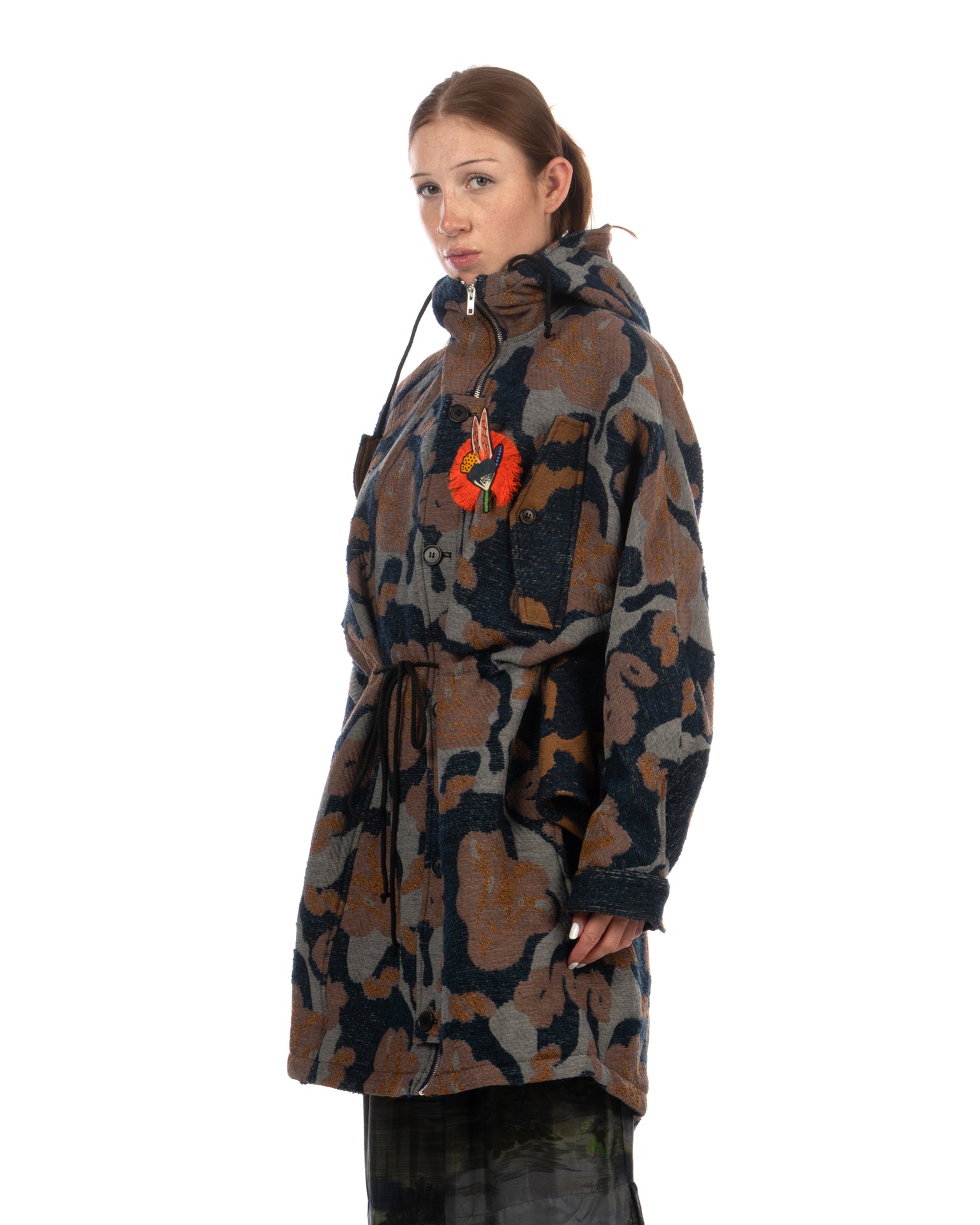Henrik Vibskov | Wing Parka Goat Navy | Concrete