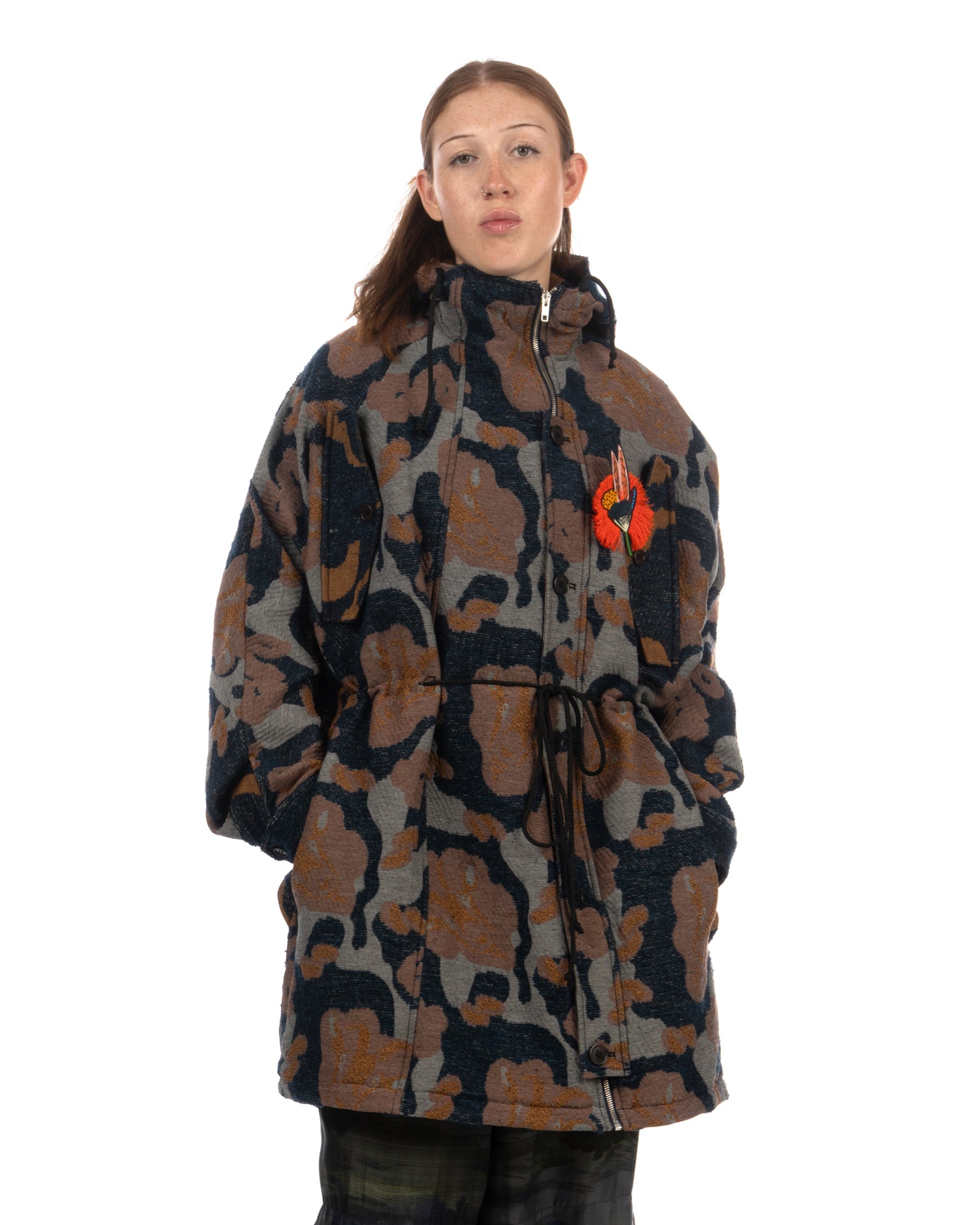 Henrik Vibskov | Wing Parka Goat Navy | Concrete