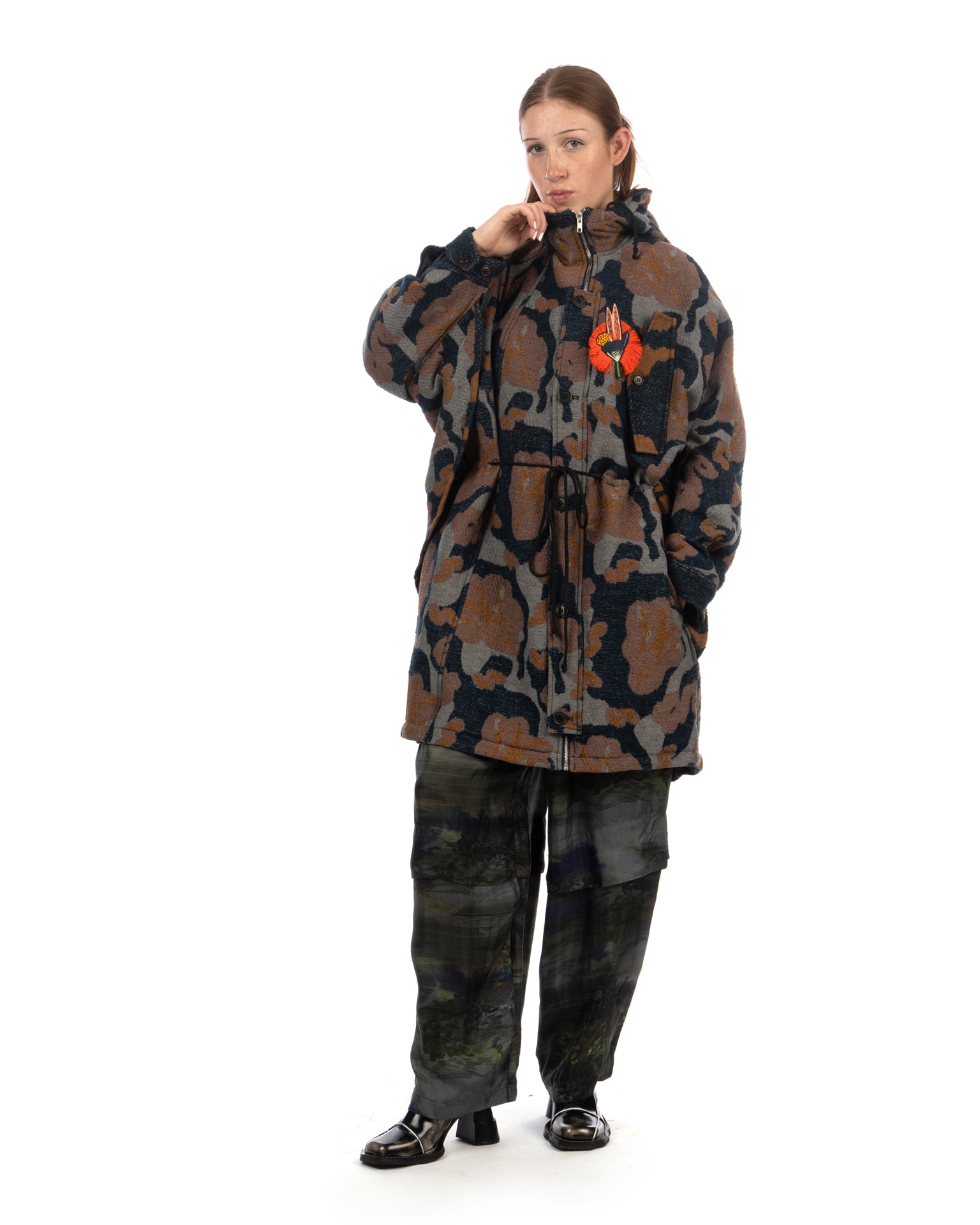 Henrik Vibskov | Wing Parka Goat Navy | Concrete