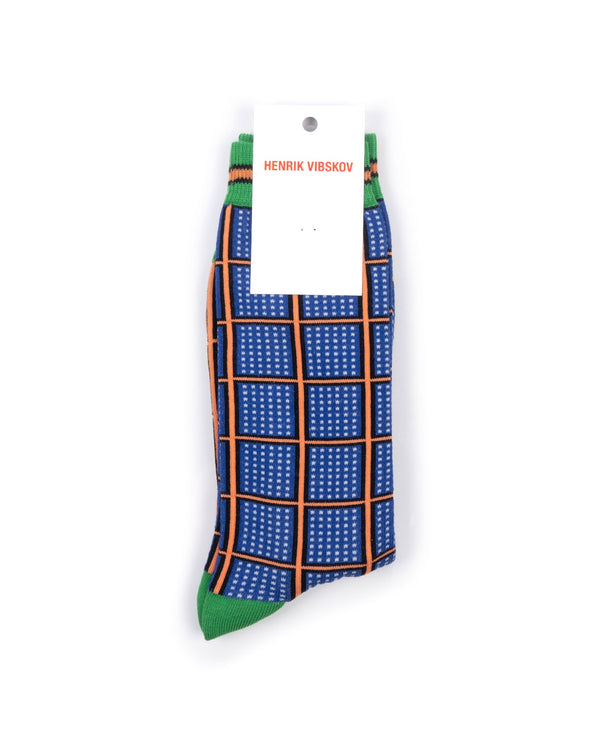 Henrik Vibskov | Bathroom Tiles Socks Blue / Orange - Concrete
