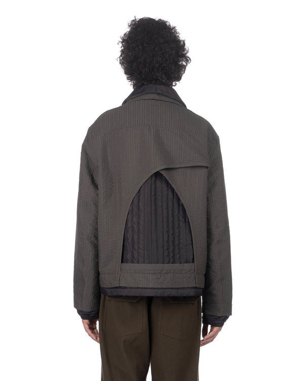 Craig Green | Double Quilt Worker Jacket Grey / Black - Concrete
