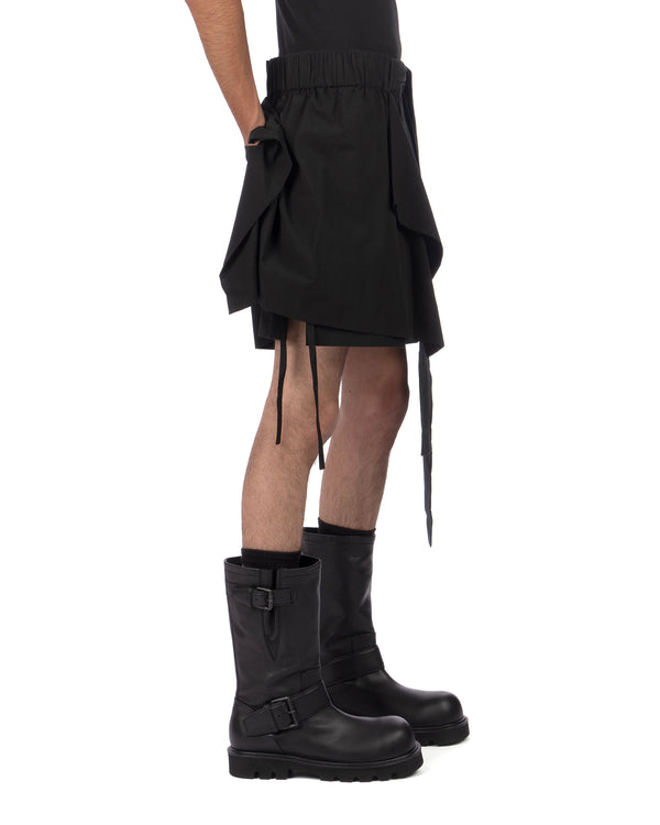 Craig Green | Layered Cotton Short Black - Concrete