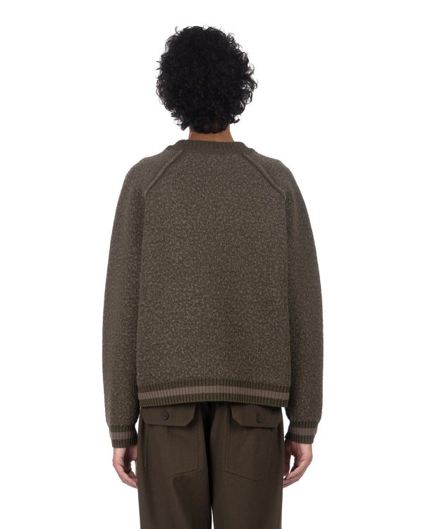 Craig Green | Washed Knit Blanket Jacket Khaki - Concrete
