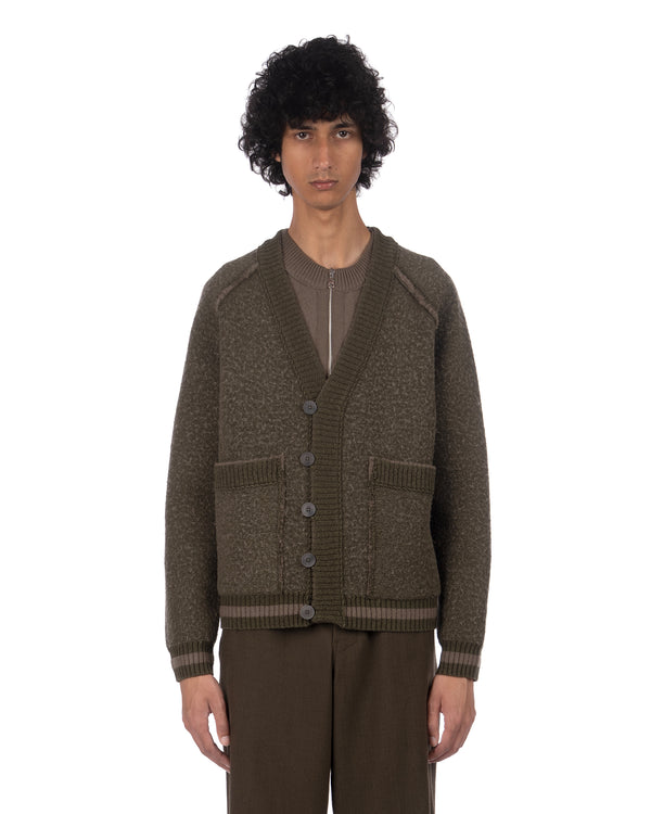 Craig Green | Washed Knit Blanket Jacket Khaki - Concrete