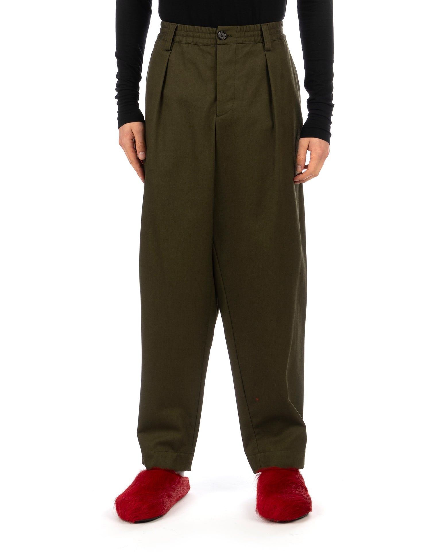 Patou | Iconic long trousers in organic cotton gabardine