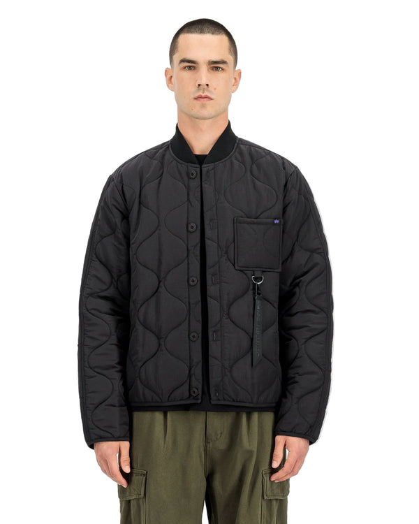 Alpha Industries CWU-9/P Quilted UV Field Jacket Black