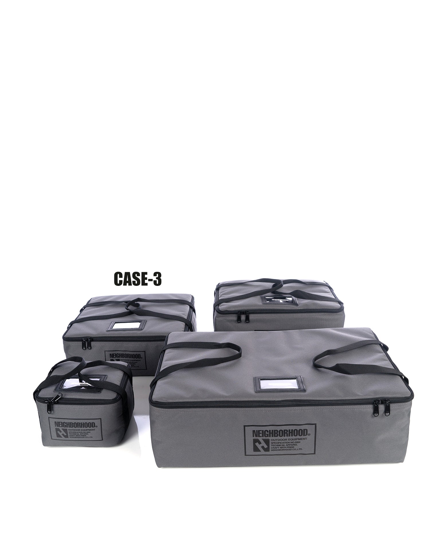 NEIGHBORHOOD | Portable Tool Bag Case-3 . PE Gray | Concrete