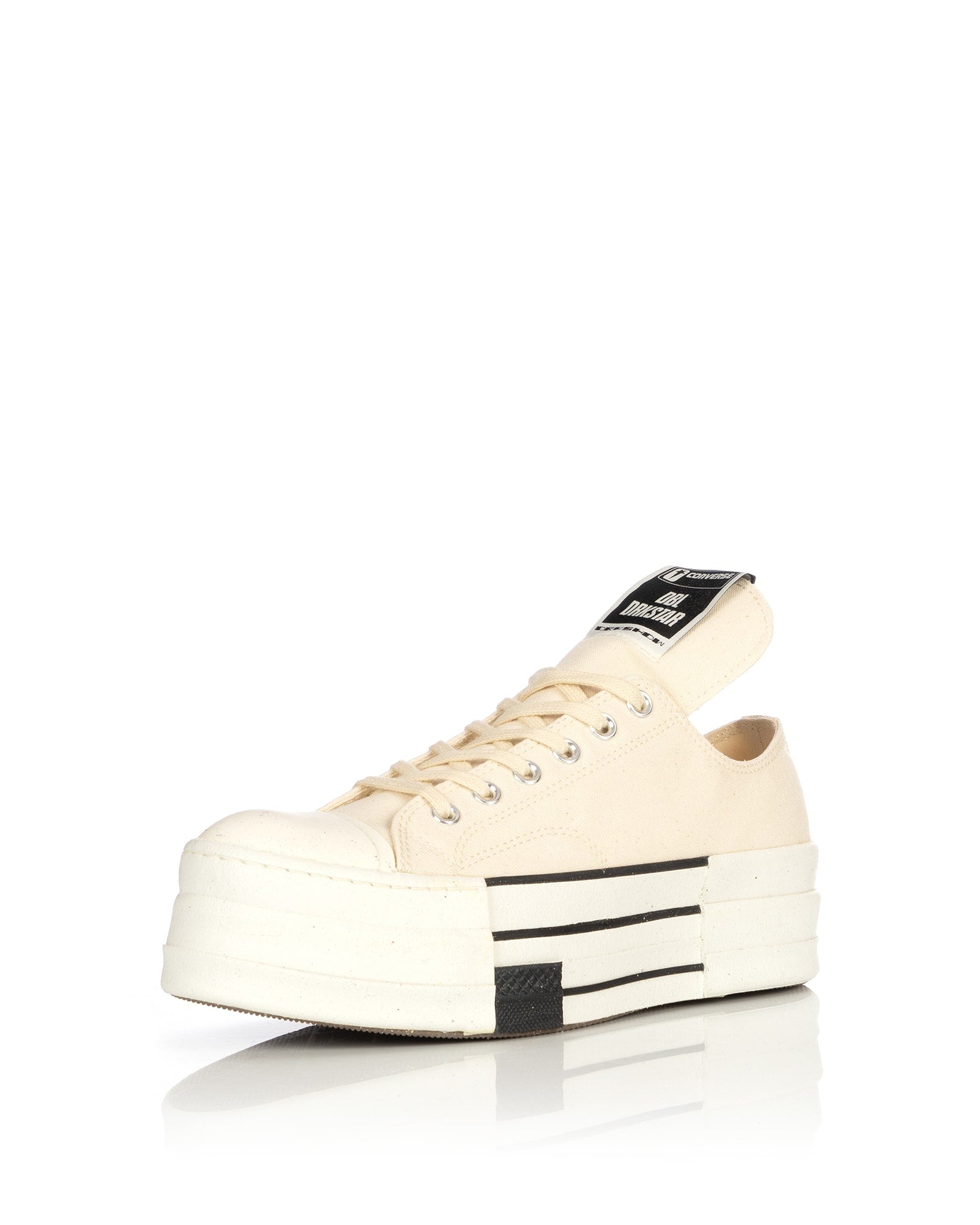 DRKSHDW by Rick Owens | x Converse DBL DRKSTAR Ox Natural | Concrete