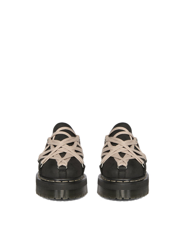 Rick Owens | x Dr. Martens Quad Sole Megalace Mule Black
