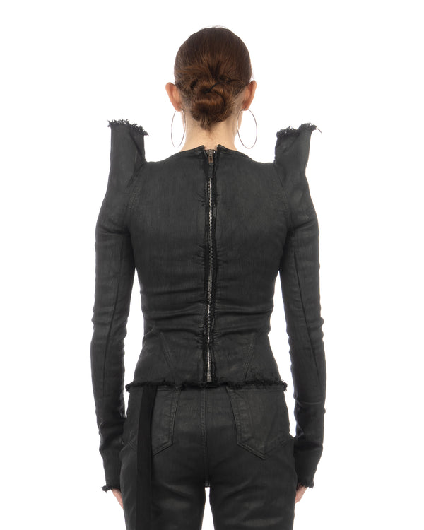 DRKSHDW by Rick Owens | W Tec Top Black Wax - Concrete