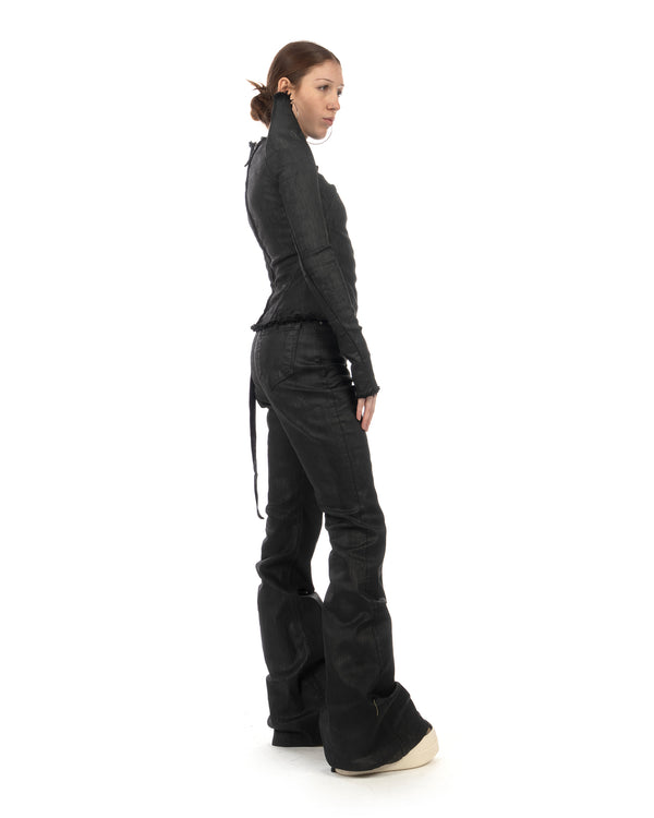DRKSHDW by Rick Owens | W Tec Top Black Wax - Concrete