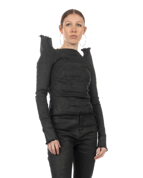 DRKSHDW by Rick Owens | W Tec Top Black Wax - Concrete